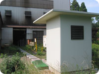 屋外トイレ『快』2棟設置